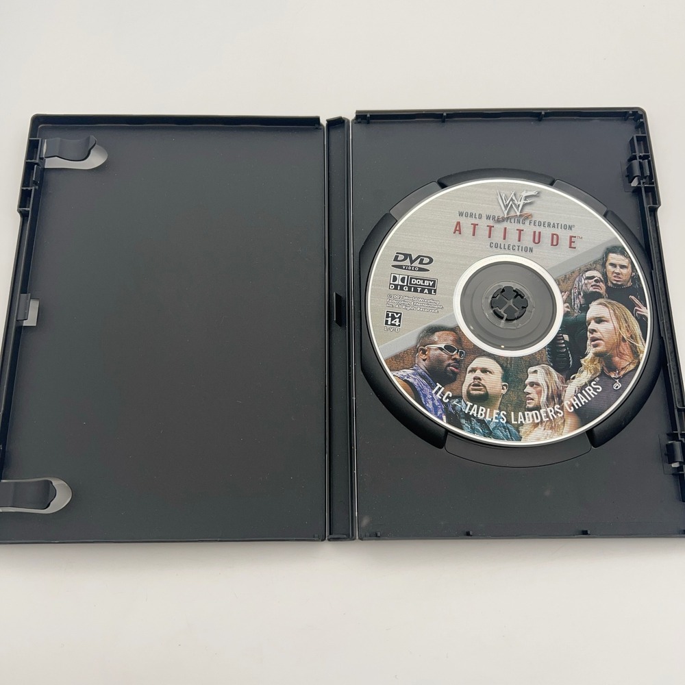 WWF Attitude Collection‎ TLC Tables Ladders Chairs DVD 2002 Wrestling Disc Only